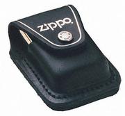 Zippo USA Zippo Etui skórzane ze szlufką na zapalniczkę czarne