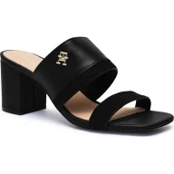 Sandały damskie - Tommy Hilfiger Skórzane sandały - miniaturka - grafika 1