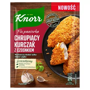 Knorr - Fix Panierka chrupiący kurczak z czosnkiem - Sosy w słoikach - miniaturka - grafika 1