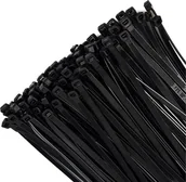 Pozostałe akcesoria sieciowe - Organizer Kabli Opaska Zaciskowa 4.8X300 100SZT - miniaturka - grafika 1