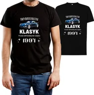 Koszulki męskie - T-SHIRT MĘSKI NA 30 URODZINY TRZYDZIESTKA PREZENT KOSZULKA CZARNA R-L A37 - miniaturka - grafika 1