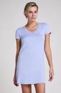 Bielizna nocna - Hunkemöller Koszula nocna Jersey Niebieski - miniaturka - grafika 1