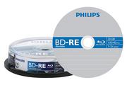 Nośniki danych - Philips Bluray 25GB 10 BD-RE BE2S2B10F/00 - miniaturka - grafika 1