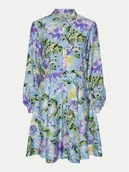 Sukienki - YAS Sukienka koszulowa Kaya 26037079 Kolorowy Regular Fit - miniaturka - grafika 1