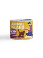 Mokra karma dla kotów - Animal Island Mokra Karma Dla Dorosłych Kotów z Kurczakiem i Królikiem 200 g - miniaturka - grafika 1