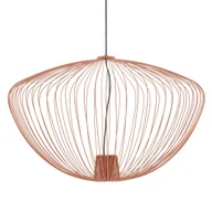 Lampy sufitowe - Wisząca lampa druciana PUMPKIN 11494 salonowa pomarańczowy - miniaturka - grafika 1