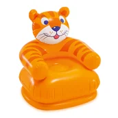 Fotele i pufy dla dzieci - Fotelik Dmuchany Pufa dla dzieci Tygrys Intex - miniaturka - grafika 1