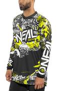 O'Neal element Attack MX Motocross Jersey koszulka T-shirt Enduro Offroad terenu Quad Cross dorośli, 0008, żółty, l 0008-804