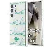 Etui i futerały do telefonów - Lacoste LCHMS24LUSCN Hardcase Logo Script MagSafe do Samsung Galaxy S24 Ultra Biały - miniaturka - grafika 1