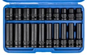 SZEŚCIOKĄTNE NASADKI UDAROWE 1/2" 10-19mm 20el - Nasadki do elektronarzędzi - miniaturka - grafika 10