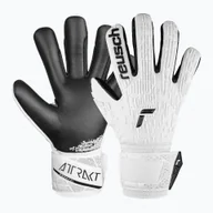 Piłka nożna - Rękawice bramkarskie Reusch Attrakt Freegel Silver white/black WYSYŁKA W 24H 30 DNI NA ZWROT - miniaturka - grafika 1