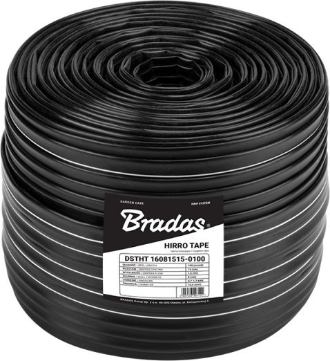 Bradas HIRRO TAPE 500m 16/8mil/1,5l/h /10cm