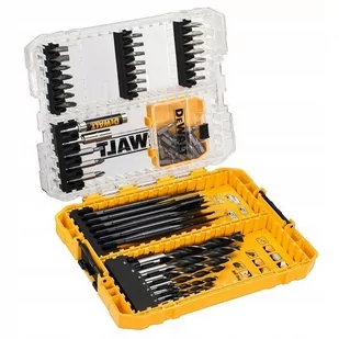 DeWalt zestaw 57 szt. końcówek PH, PZ, TX, wierteł do drewna, Medium Tough Case, [DT70758] DT70758-QZ - Wiertła - miniaturka - grafika 1