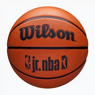 Piłka do koszykówki Wilson NBA JR Drv Fam Logo brown rozmiar 7 - Koszykówka - miniaturka - grafika 1