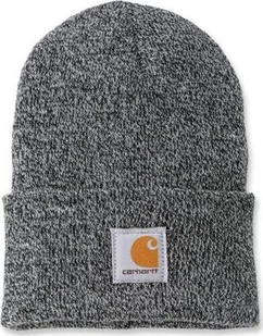 Carhartt Czapka Carhartt Acrylic Watch Hat black-white - Czapki damskie - miniaturka - grafika 1