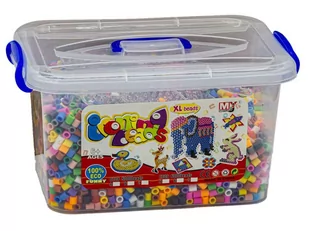 Prasowanka, Koraliki Do Prasowania, Wersja XXL, Zestaw 6000 El , - Prace ręczne dla dzieci - miniaturka - grafika 2