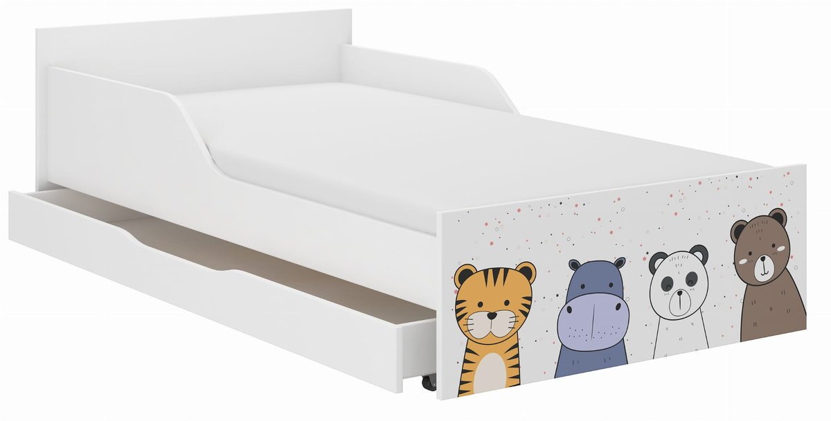 Łóżko dziecięce PUFI 180x90 MINI ZOO