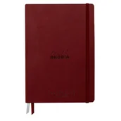 Notesy i bloczki - Goalbook Rhodia Creation Lavis A5 burgundowy - miniaturka - grafika 1