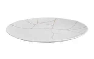 Talerz płytki obiadowy 28cm Tektonika biała - Talerze - miniaturka - grafika 1