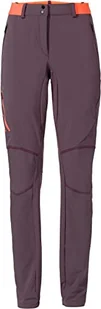 VAUDE Damskie spodnie Scopi Pants Ii, BlackBerry, 42 - Spodnie damskie - miniaturka - grafika 1
