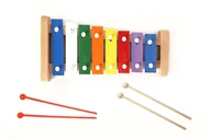 Instrumenty perkusyjne - Dzwonki Diatoniczne 8 Dźwiękowe X8 +Pałki - miniaturka - grafika 1