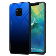 Etui i futerały do telefonów - Etui ochronne Cadorabo do Huawei MATE 20 PRO w kolorze czarnym etui na telefon komórkowy etui z TPU etui ze szkła hartowanego - miniaturka - grafika 1