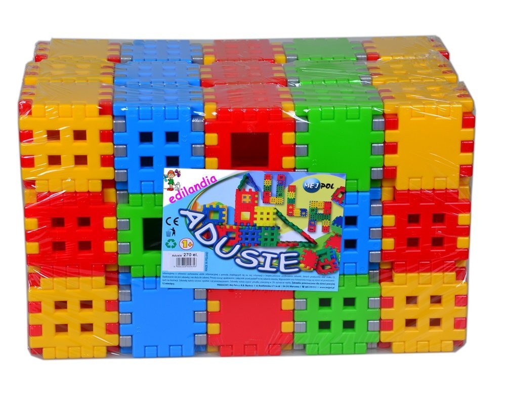 Klocki wafle ADUSIE 270 el. - Klocki Konstrukcyjne