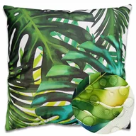 Poduszki dekoracyjne - Poduszka wodoodporna Botanic z filtrem UV 45x45 Monstera liście zielona Domarex - miniaturka - grafika 1