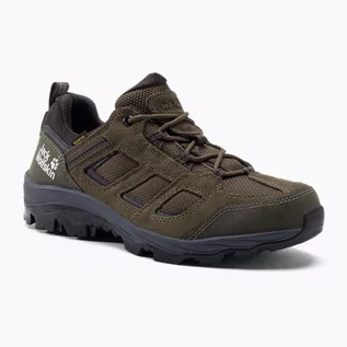 Buty trekkingowe męskie - Jack Wolfskin Buty trekkingowe męskie Vojo 3 Texapore zielone 4042441_4287_075 - grafika 1