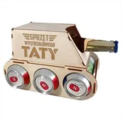 Pozostałe akcesoria barmańskie - Sprzęt wystrzałowego taty - czołg na piwo z grawerem prezent dla taty - miniaturka - grafika 1