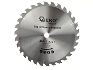 Tarcze do pił - Geko G00159 piła tarczowa do cięcia drewna 400x32 mm 30 zębów - miniaturka - grafika 1