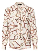 Koszule damskie - Lauren Ralph Lauren - Bluzka damska, biały|wielokolorowy|beżowy - miniaturka - grafika 1