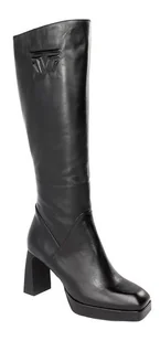 Kozaki Karino 4498-076P Czarne Lico - KARINO - Kozaki damskie - miniaturka - grafika 1