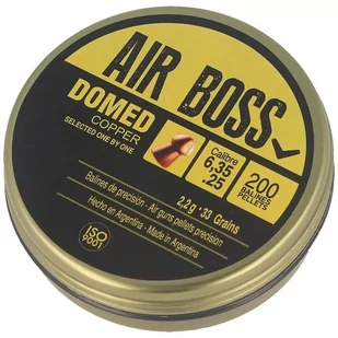 Apolo - Śrut do wiatrówki Air Boss Domed Copper -  6.35 mm - 200szt - E 30200 - Amunicja do wiatrówek - miniaturka - grafika 3