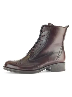 Gabor Skórzane botki w kolorze brązowym - Botki damskie - miniaturka - grafika 1