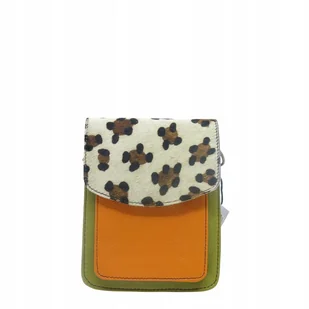 Torebka damska na telefon listonoszka skóra naturalna eko OLIVKA - Torebki damskie Torebka damska na telefon listonoszka skóra naturalna eko OLIVKA - Torebki damskie - miniaturka - grafika 1