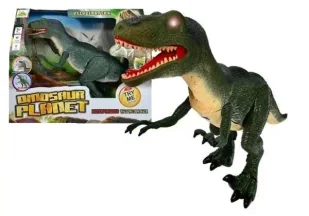 Dinozaur Velociraptor - Leantoys - Zabawki interaktywne dla dzieci - miniaturka - grafika 1