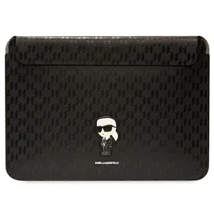 Karl Lagerfeld Sleeve KLCS14SAKHPKK 14" czarny/black Saffiano Monogram Ikonik - Etui i futerały do telefonów - miniaturka - grafika 1
