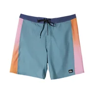 Spodenki męskie - Męskie Szorty QUIKSILVER SURFSILK ARCH 19 AQYBS03637-BKF6 – Szary - miniaturka - grafika 1