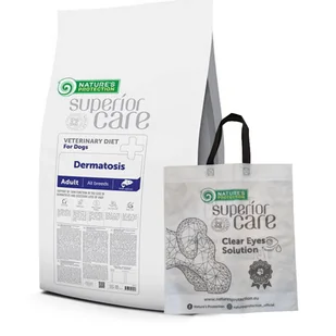NATURES PROTECTION Superior Care Veterinary Diet Dermatosis Salmon Adult All Breeds 10kg - Sucha karma dla psów - miniaturka - grafika 2