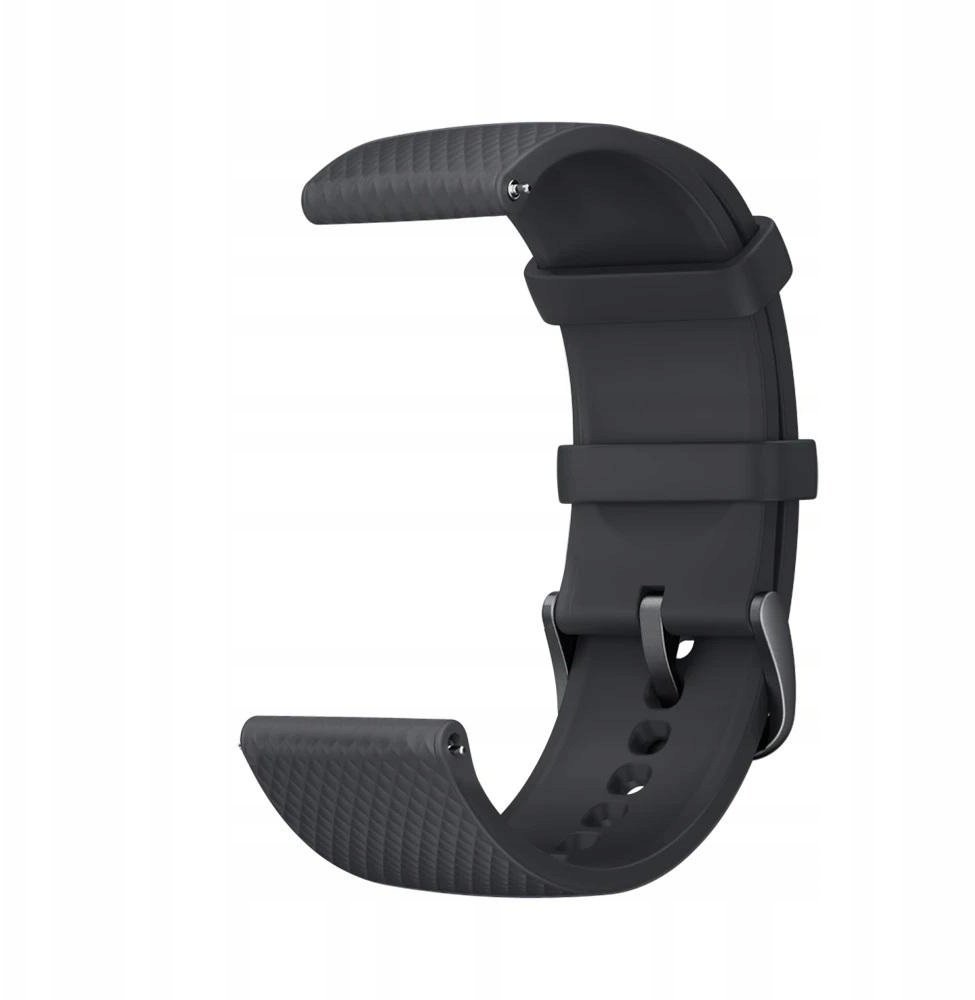 Dymo Pasek fluoroelastomerowy Amazfit, uniwersalny, szerokość 22mm, długość 140-210mm czarny
