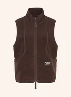 Kamizelki damskie - Pas Normal Studios Kamizelka Polarowa Off-Race braun - PAS NORMAL STUDIOS - miniaturka - grafika 1