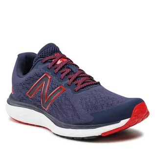 Buty sportowe damskie - New Balance Buty M680LN7 Granatowy - grafika 1