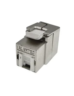 Moduł keystone RJ45 beznarzędziowy STP kat.6 PoE+ ALANTEC Plus - badanie jakości INTERTEK (USA) - PODWYŻSZONE PARAMETRY TRANSMIS - Pozostałe akcesoria sieciowe - miniaturka - grafika 1