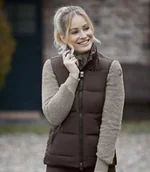 Kamizelki jeździeckie - Waldhausen Kamizelka damska zimowa Konstanz ELT - maroon - miniaturka - grafika 1