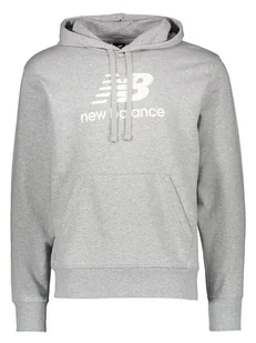 New Balance Bluza "Essentials Stacked" w kolorze szarym - Bluzy męskie - miniaturka - grafika 1