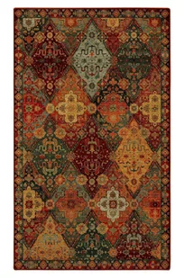 Dywan wełniany Omega Torino etniczny rubin 170 x 235 cm - Dywany - miniaturka - grafika 1