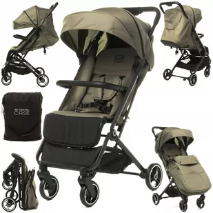 LEKKI WÓZEK SPACEROWY SPACERÓWKA TWIZY KOMPAKTOWY SKŁADANY DUŻE KOŁA 0-22KG + AKCESORIA TORBA TRANSPORTOWA - Wózki dziecięce - miniaturka - grafika 1