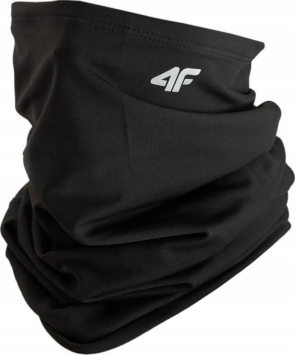 Komin bandana 4F podszyty polarem BDAU124 czarny 20S