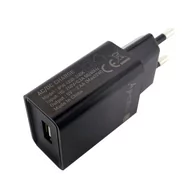 Ładowarki do telefonów - Techly Ładowarka Sieciowa Ładowarka USB-A 5V 2.4A 12W max czarna IPW-USB-24BK - miniaturka - grafika 1